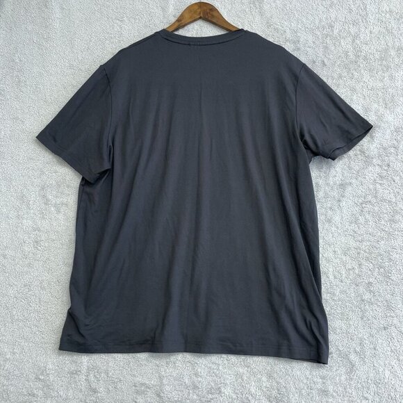 NEW Quiksilver Men's XXL Black T-Shirt Regular Fit Polyester Spandex Blend - Picture 3 of 10